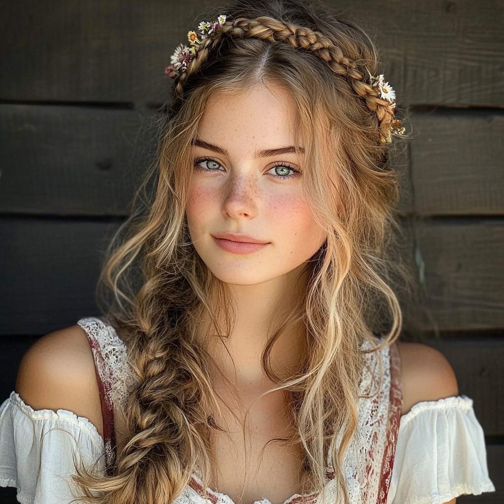 Boho Braided Crown Summer Hairstyles(1)
