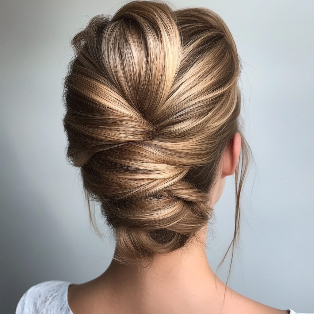 Hairstyles For Thin Hair Up The Classic French Twist Illusion