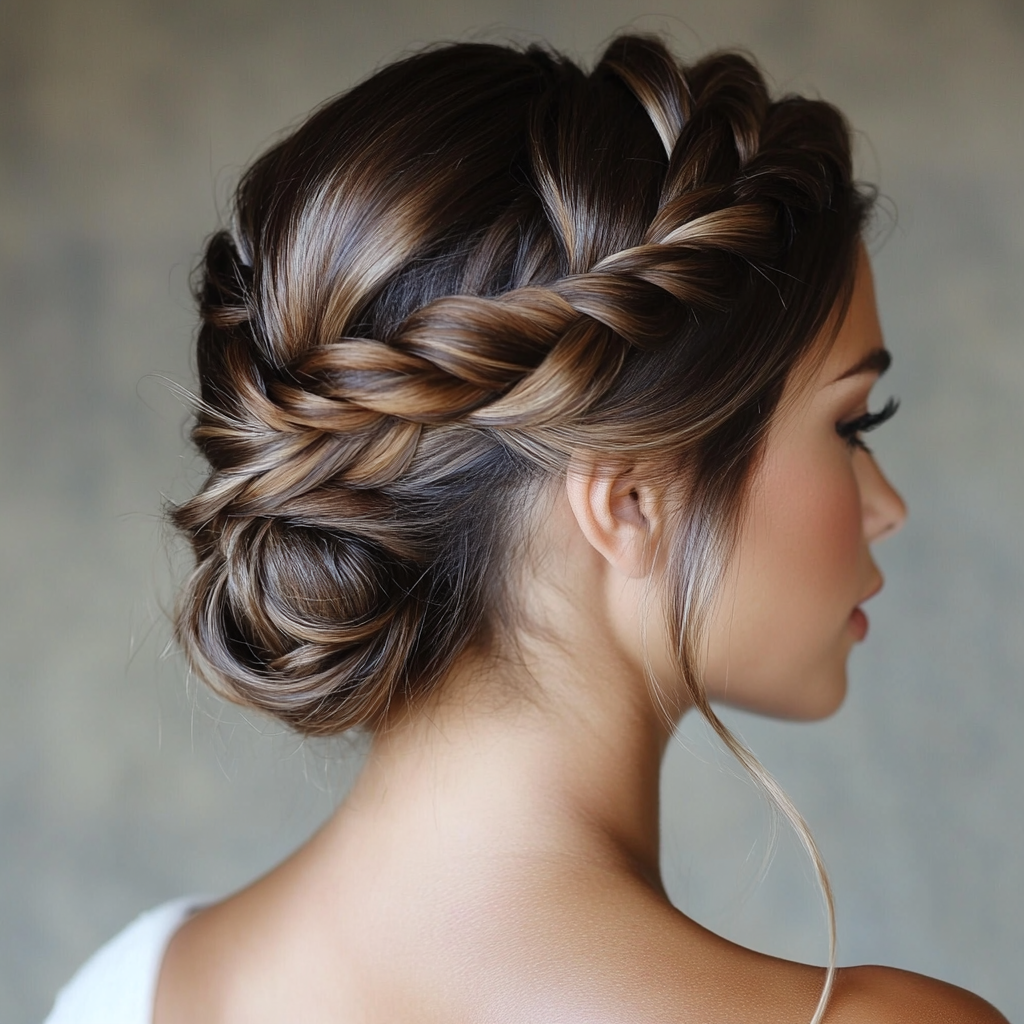 Hairstyles For Thin Hair Up The Voluminous Crown Braid