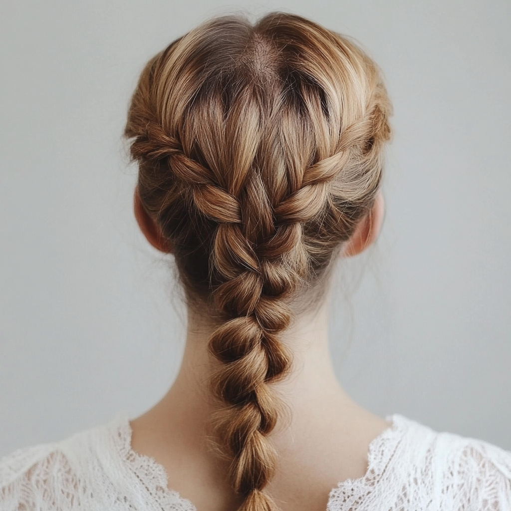 Picture Day Hairstyles Ideas with Classic French Braid