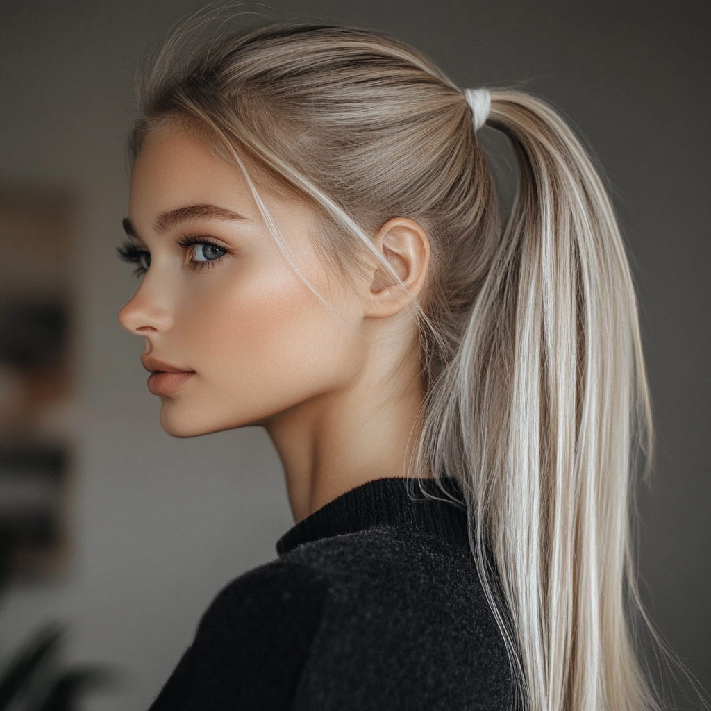 Sleek High Ponytail Picture Day Hairstyles