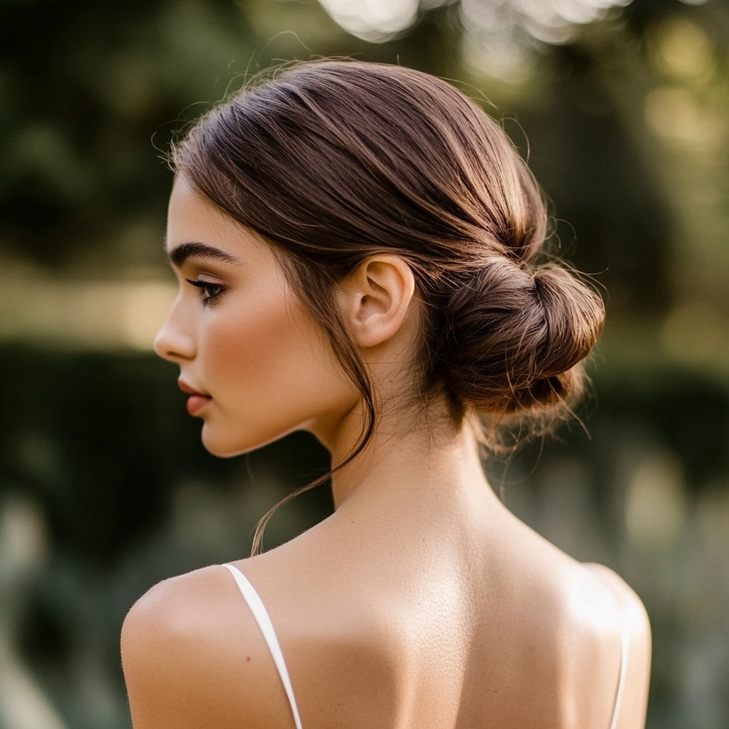 Sleek Low Bun Summer Hairstyles