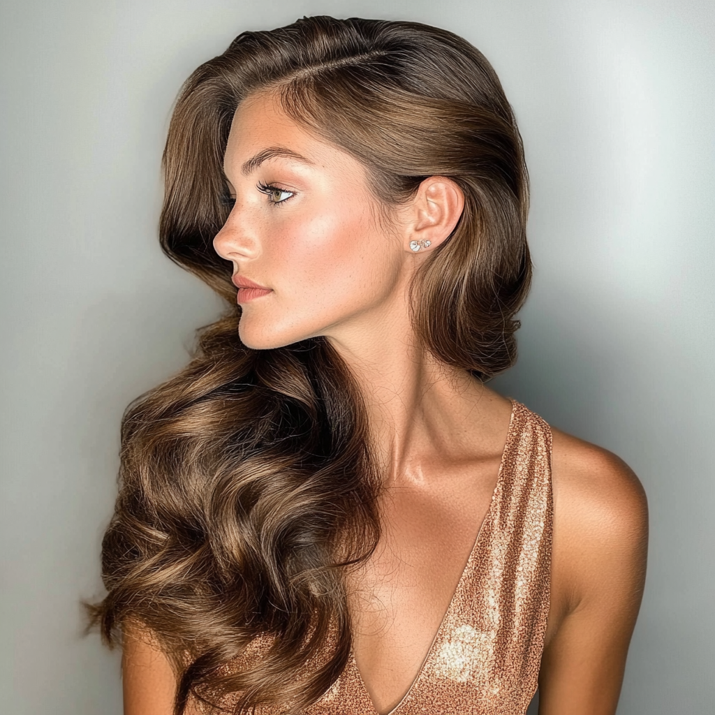 Timeless Side Sweep Clip Hairstyle