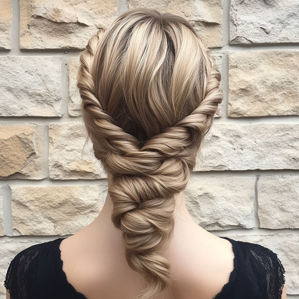 Waterfall Braid Hairstyles For Prom